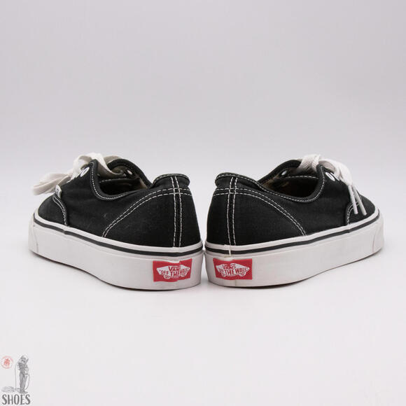 Vans Off The Wall Black Canvas Lace Up Sneaker - Women's Black Size 8.5 - Picture 6 of 13